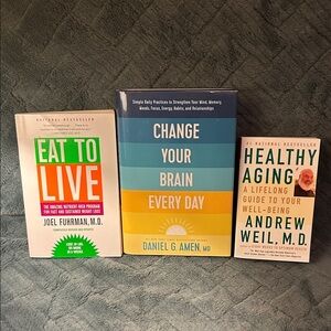 Books
Eat to Live, 
Change Your Brain Everyday
Healthy Aging